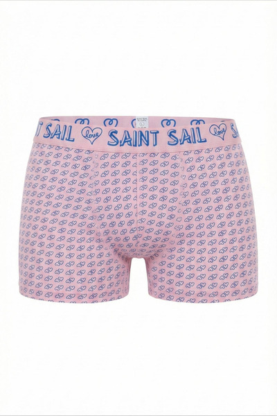 Saint Sail Sevgililer Günü Hediyesi Kombin Uyumlu Kalp Desenli Pamuklu Erkek ...