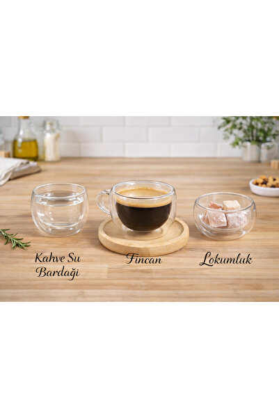 Fincan Modern Kahve Sunum 3 lü set