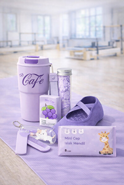 matheon Spor & Günlük Set: 450 ml Termos + Hijyen Kiti (Islak Mendil, Mendil,...