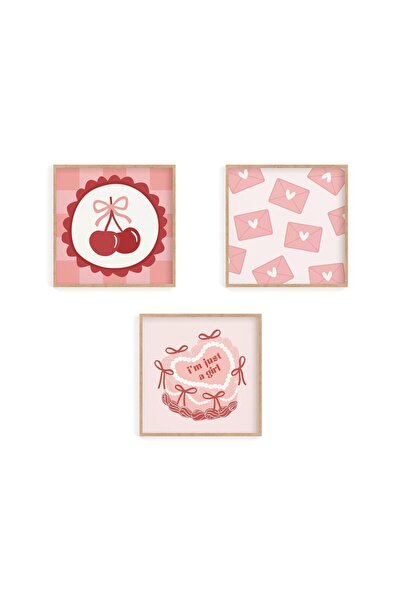 TT ART Sayılarla Boyama Seti, Sevgililer Gününe Özel, 3'lü Set 20x20cm