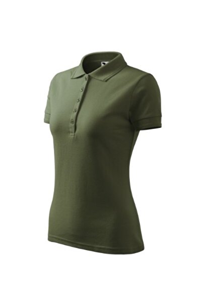Malfini Women's polo shirt, Pique Polo 210, M Khaki