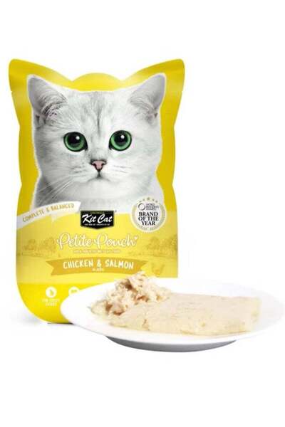 Kit Kat Cat Food with Chicken and Salmon in Jelly 70g