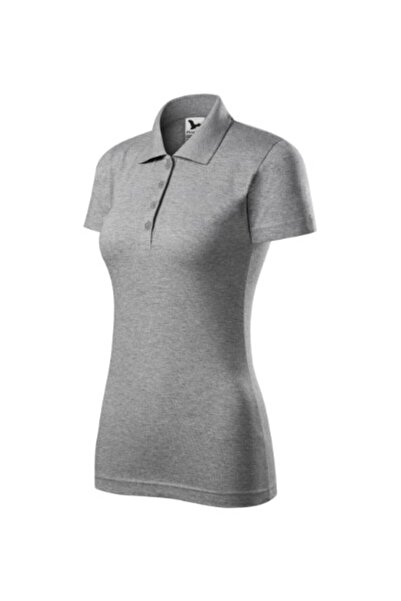 Malfini Women's polo shirt, Single J. 223, Grey 2XL