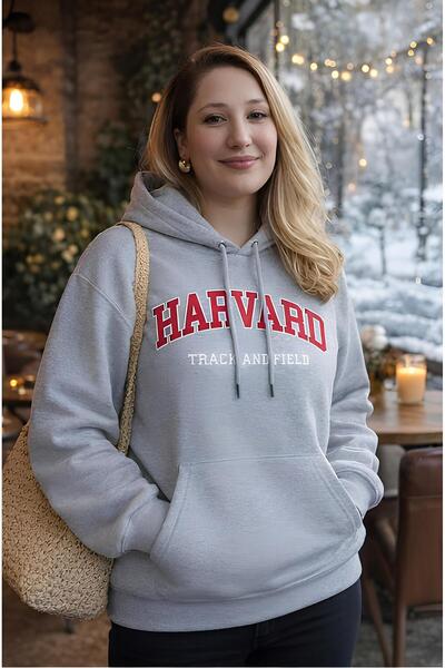 pepule 3 Thread Fleece-Lined Women's Hooded Sweatshirt with a Hood