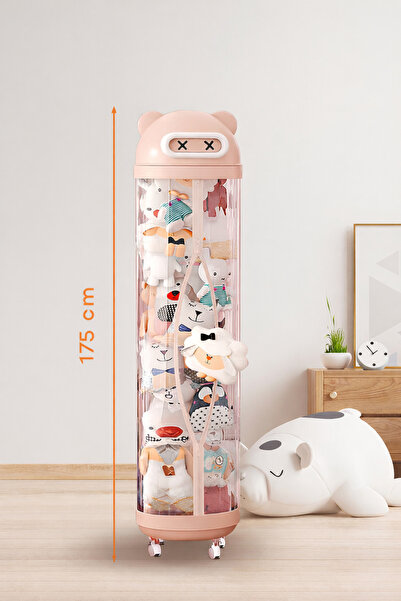 HZL-ERS Oyuncak Kulesi | Yaklaşık 110 Litre Saklama Alanı | Şeffaf Şık Pratik...