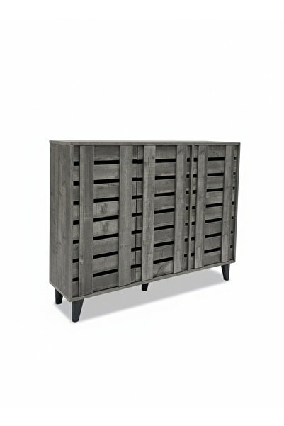 Generic Modern 3-Door Shoe Cabinet - Ultimate Storage & Organization