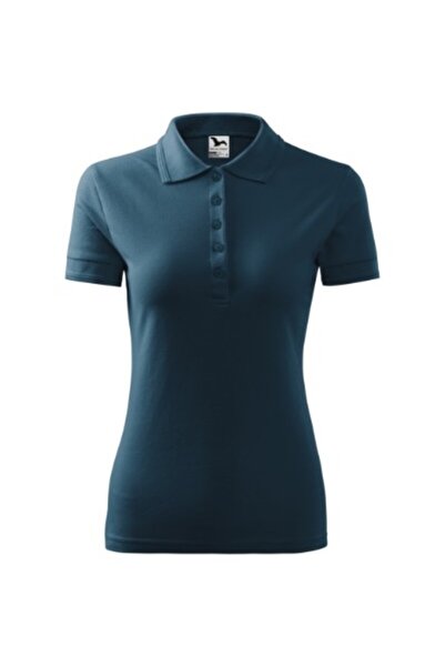 Malfini Tricou polo de damă, Pique Polo 210, Albastru XS