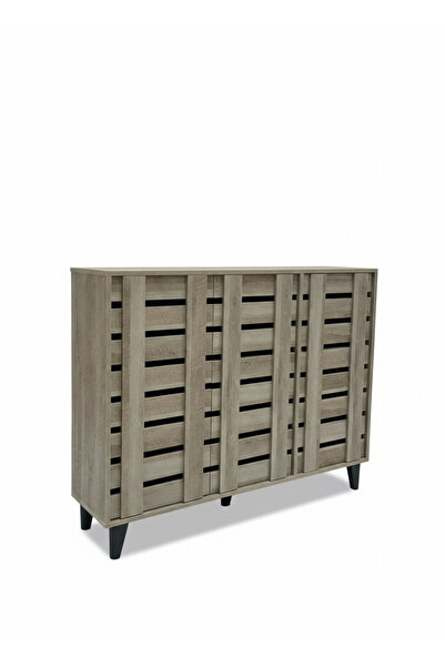 Generic Modern 3-Door Shoe Cabinet - Ultimate Storage & Organization