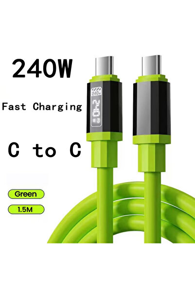 Choice 1.5m PD C-C Digital Display 240W Super Fast Charging Mobile Phone Data...