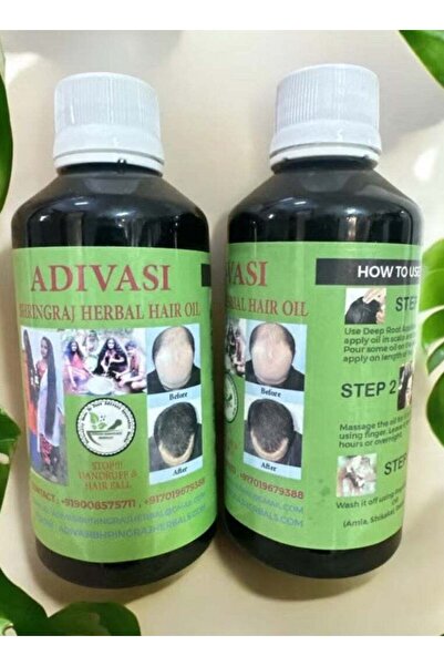 Adivasi زيت نيلامباري الهندي العشبي للشعر، يتكون من 108 أعشاب، برونجامالاكا، ...