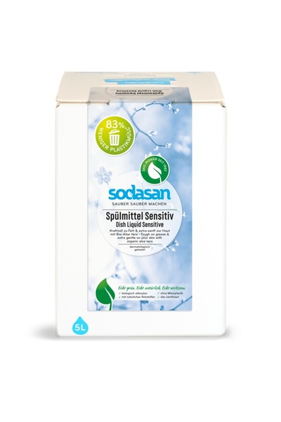 Sodasan Detergent Vase Lichid Bio Sensitiv 5 L