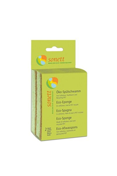 Sonett Ecological Sponge Set for Dishwashing 2 Pieces.