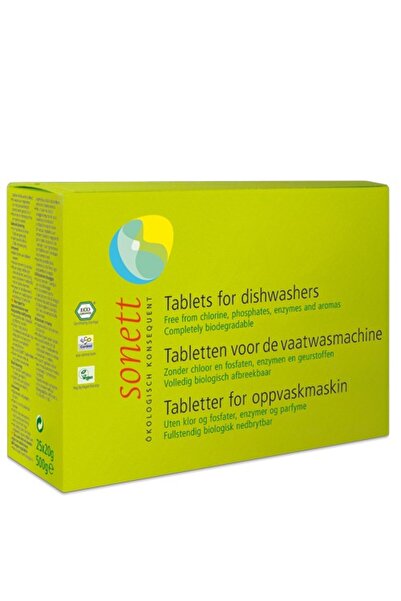 Sonett Tablete Ecologice Pt. Masina De Spalat Vase 500g