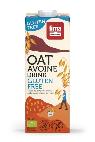 Lima Gluten-free organic oat drink 1L