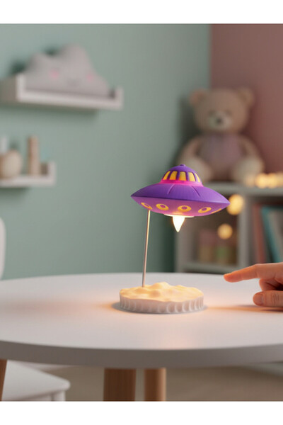 Puzimo UFO Tasarım Dekoratif Atmosfer Lambası