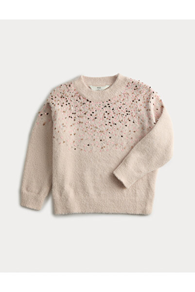 Marks & Spencer Payetli Çocuk Kazak (2-8 Yaş)