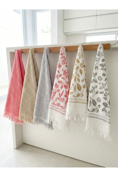 FERAY TEXTILE Decorative 6-Piece Kitchen Towels & Dishcloths