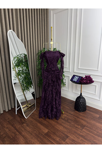 BTROON lace evening dress