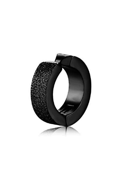 Choice أقراط سوداء بانك بدون ثقب، بمشبك، للرجال والنساء، مصنوعة من الفولاذ ال...