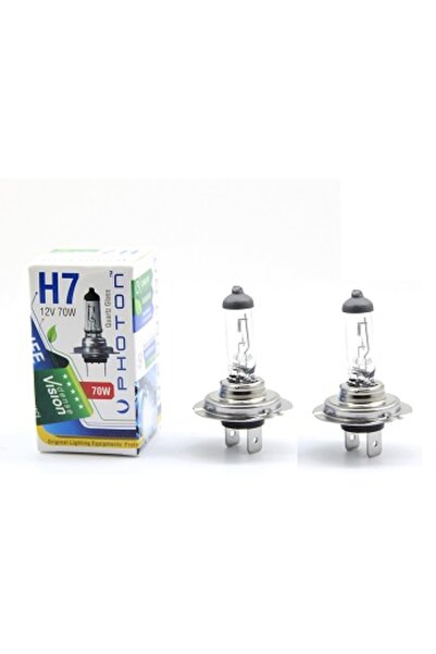 TEKNOPARTS Astra G Kasa 1998-2005 Kısa Far Ampulü H7 70w %30 fazla ışık 2 Adet