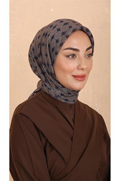 locella Lo'cella Pamuklu Soft Eşarp 4522-4 Acı Kahve