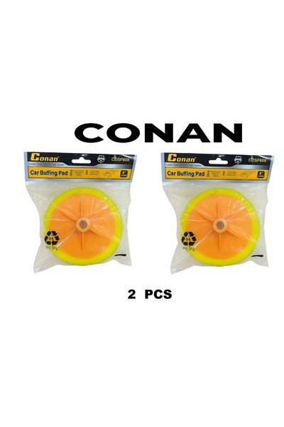 CONAN قطعتان من وسادات تلميع السيارات والأسطح الناعمة 6 بوصات (150 مم) - ظهر ...