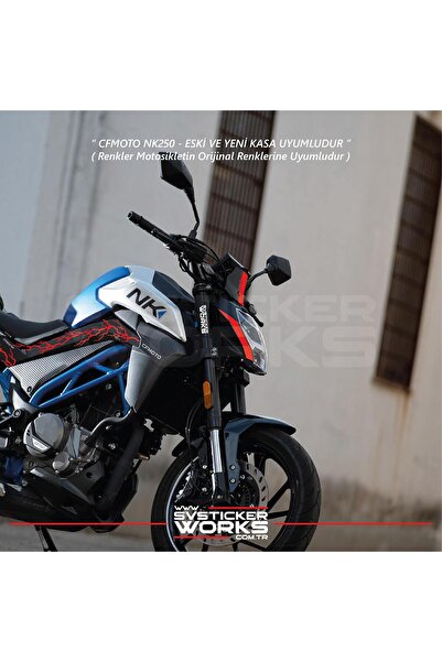 ARONA ملصق CFMOTO 250NK، ملصق زجاج أمامي للدراجات النارية، ملصق مكتوب عليه NK