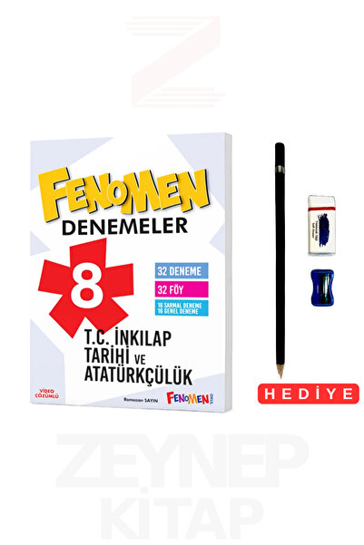 Fenomen Yayıncılık 8.Sınıf T.C. İnkılap Tarihi ve Atatürkçülük 32'li Fenomen ...