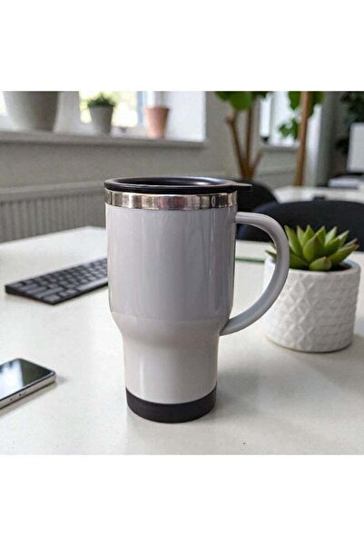 CRATER Insulated Stainless Steel Mug - Lid for Travel, Office, Home, and Outd...