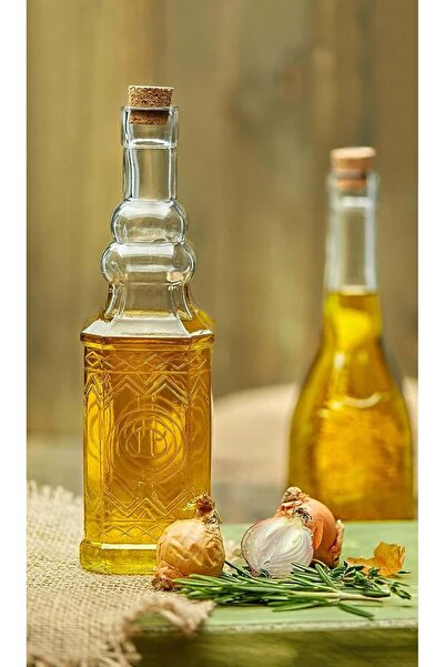 La Mediterranea 1 L glass bottle with cork for oil