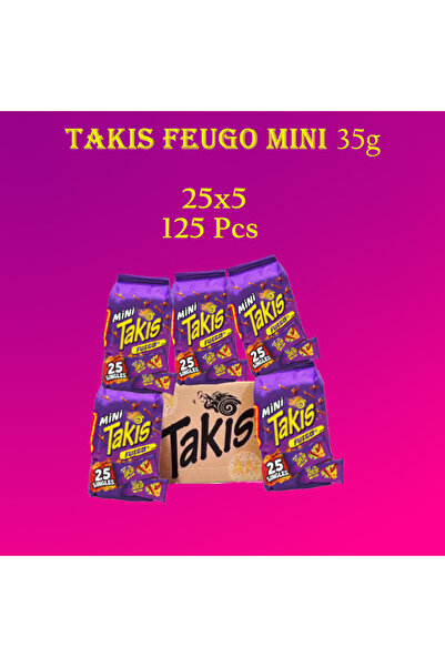 Trendyol Generic Takis Fuego Rolled Tortilla Chips - 35g (Pack of 125) - Whol...