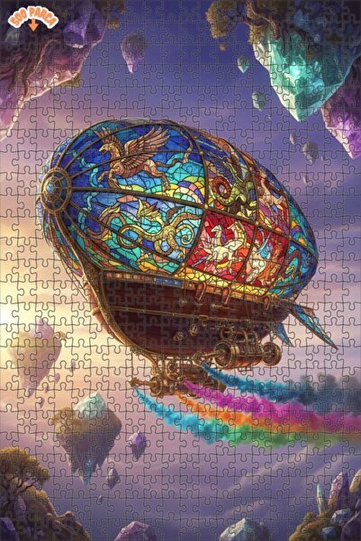 Teona Ahşap لغز خشبي ذو طبقتين بإطار من سكايز فيكتوريان تيلز تيلز، 500 قطعة، ...