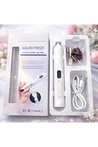 SİNKA Freze Törpü + Kalem Uv 2in1 Kelem Freze Güçlü Uv Lamba Bir Arada