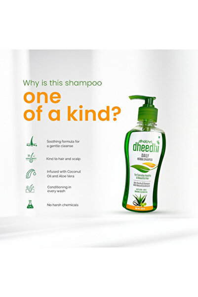 Dhathri Dheedhi Daily Herbal Shampoo 100 ml x 6