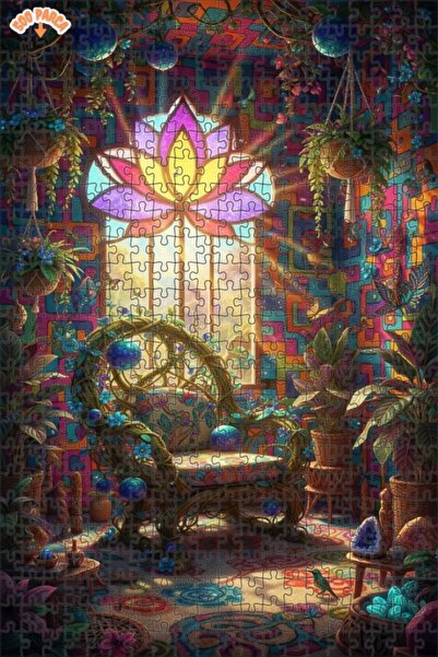 Teona Ahşap لغز خشبي بإطار مزدوج الطبقات من رايم لاي كي بوهو فاها 500 قطعة 50x30