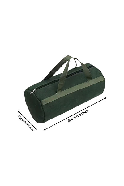 Choice7 30x15cm Tool Bag Canvas Utility Tote Tool Organizer Wide Mouth Waterp...