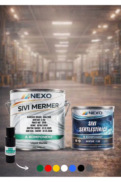 Nexo Sıvı Mermer Beyaz 5 Kg