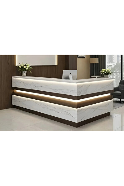 PalmirAtic Prestige-Glow Mermer Dokulu LED'li Banko