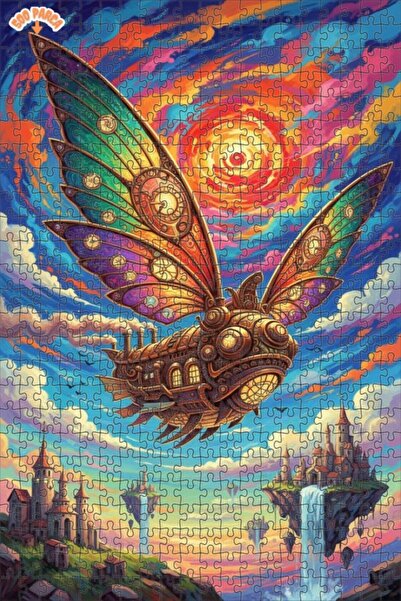 Teona Ahşap لغز خشبي بإطار مزدوج الطبقات بمظهر لوحة زيتية فنية لسفينة ذات أجن...