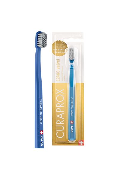 Curaprox قماش مخملي أزرق داكن CS 12460