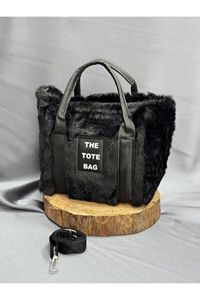 BENAHOLL حقيبة نسائية رايا من القطيفة حقيبة كتف وحقيبة يد-DN115 باللون الأسود