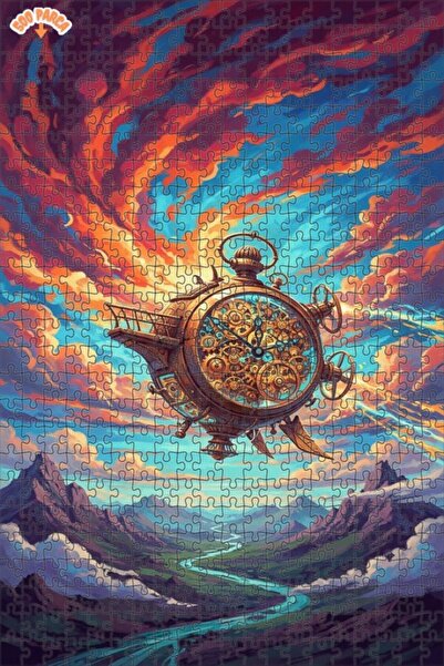 Teona Ahşap لغز خشبي ذو طبقتين من سكاي سايهاي، 500 قطعة، مقاس 50x30