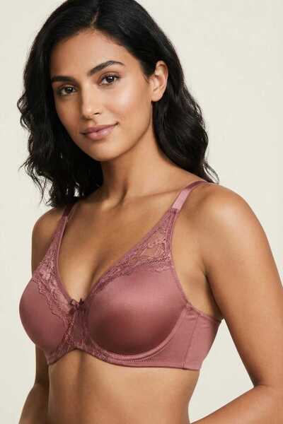 Infaith Sutien cu burete și detalii din dantelă pentru femei Mink - Utilizare...