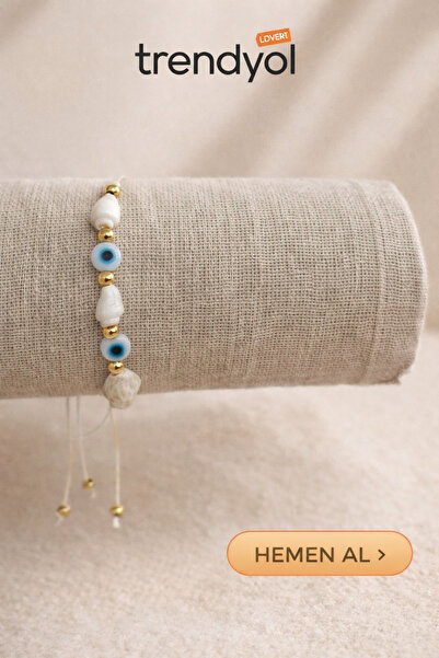 ictenkartdesign Nazar Beaded Adjustable Drawstring Bracelet – Handmade