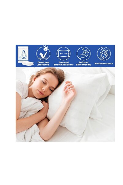 Clean Disposable pillow covers, portable travel pillow covers, 3 packs, 2 pie...