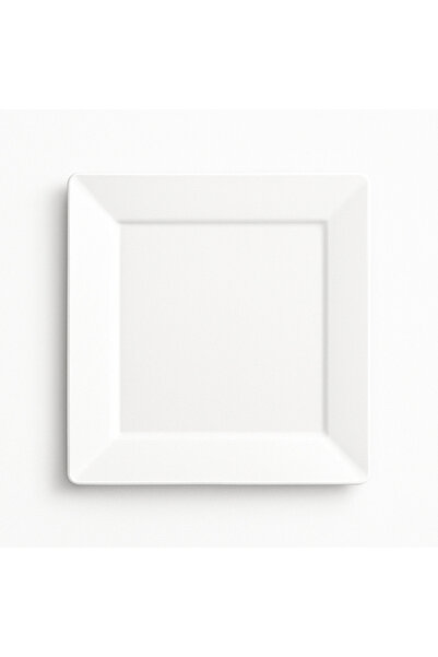 alenked Mika Beyaz Kare Tabak 10 Adet