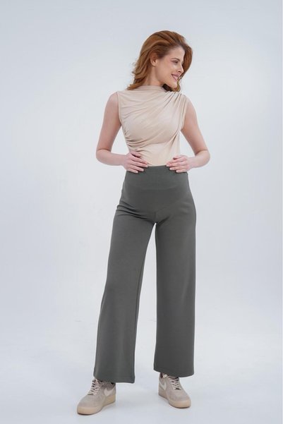 SERRAXXL PALAZZO WIDE-LEG MODAL FABRIC MATERNITY PANTS