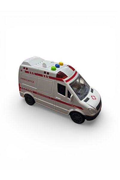 Prlk toys سيارة إسعاف مزودة بأضواء وصوت