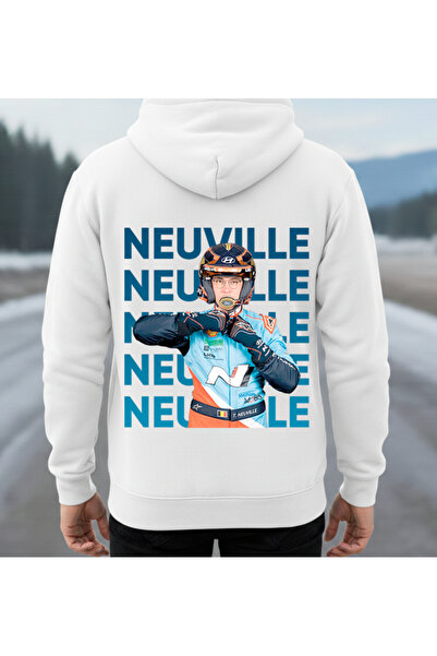 stil x سترة رياضية مطبوعة بشعار تييري نيفيل / دبليو آر سي، مصنوعة من 3 خيوط ش...