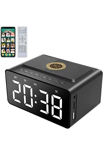Generic Quran Speaker with Azan Alarm Clock, LED Display, Bluetooth, 8GB Storage